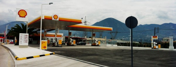 Κατασκευή πρατηρίου υγρών καυσίμων Shell